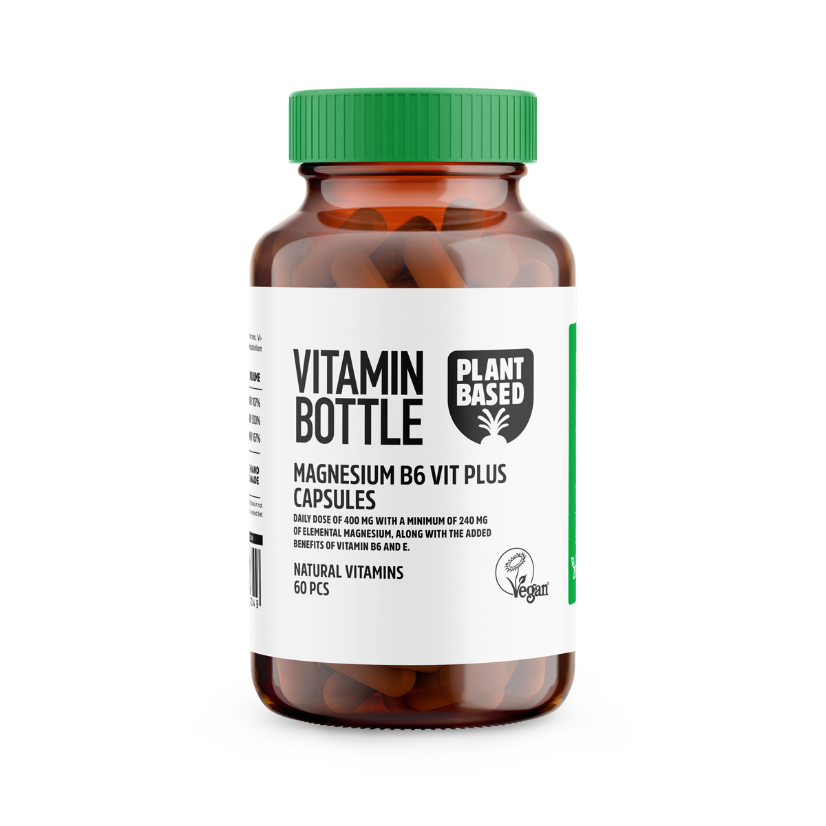 magnesium-b6-vit-plus-capsules-packshot Magnesium Plus Vitamin B6 Capsules – 60 pcs